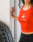 Crop top Annie - red