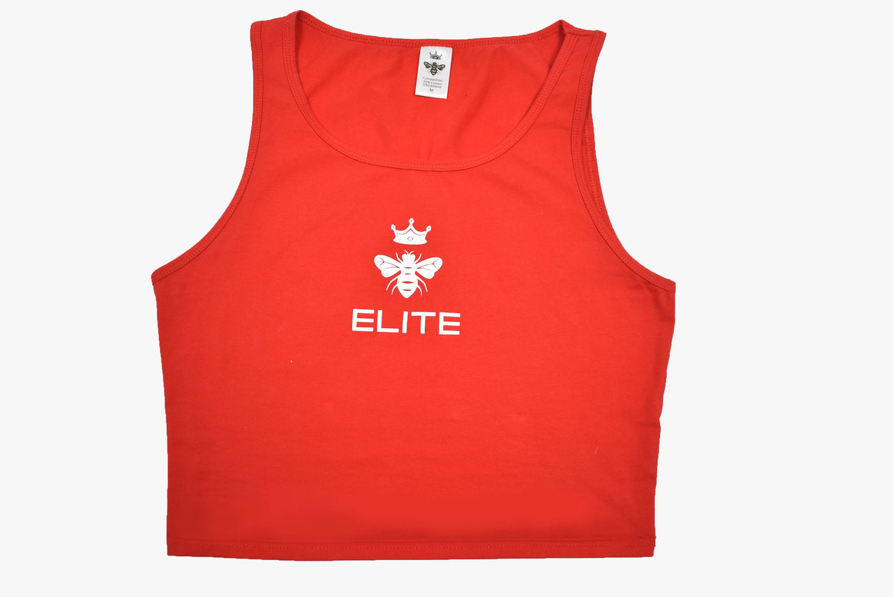 Crop top Annie - red