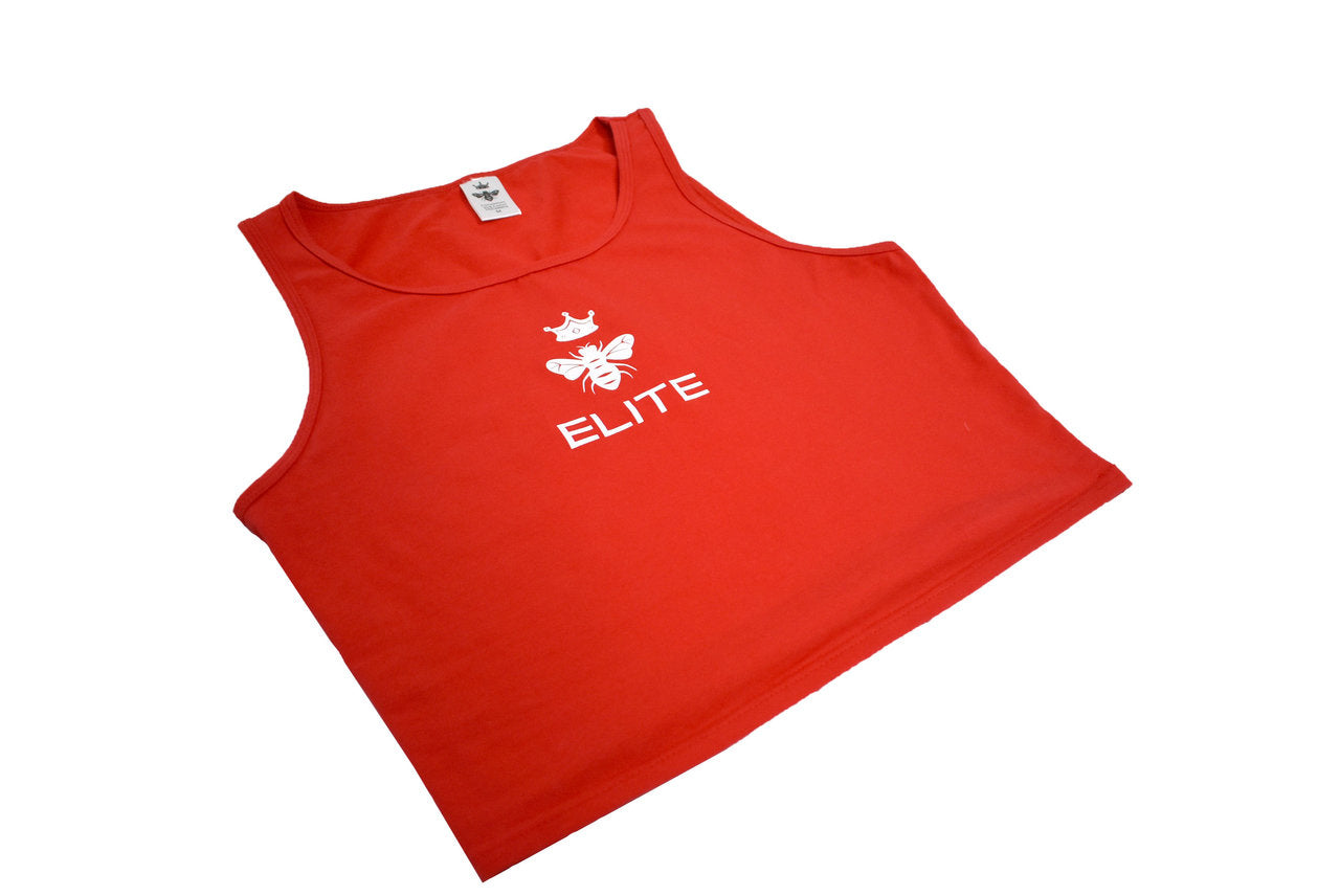 Crop top Annie - red