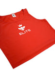 Crop top Annie - red