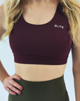 Sportsbra Nicole - Tie dye pink and gray