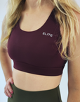Sportsbra Nicole - Tie dye pink and gray