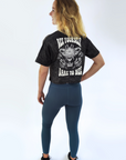Croptop Bree - Acid wash gray