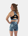 Short Ivy - Tie Dye Blue and Grey