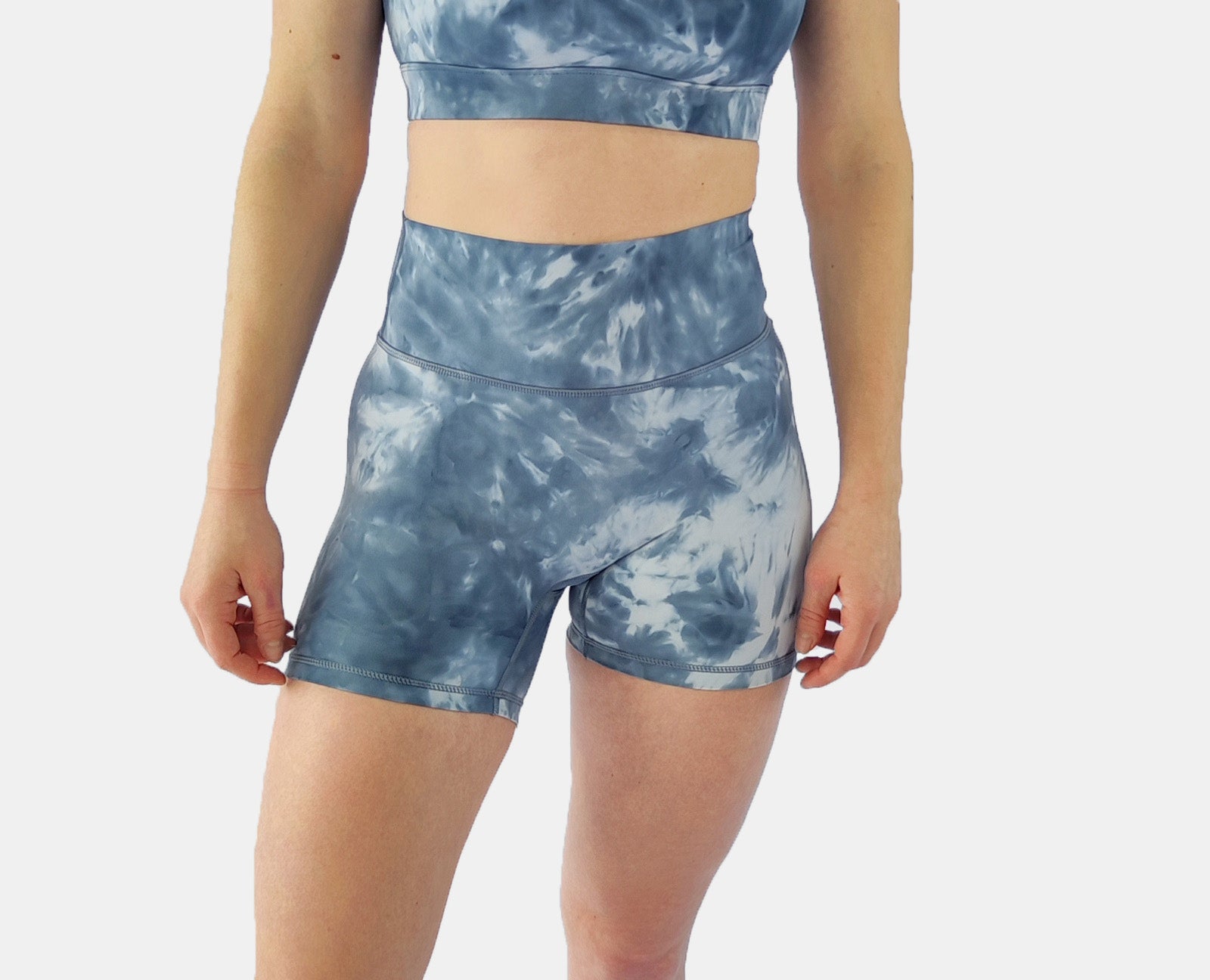 Short Ivy  - Tie Dye Blue and Grey